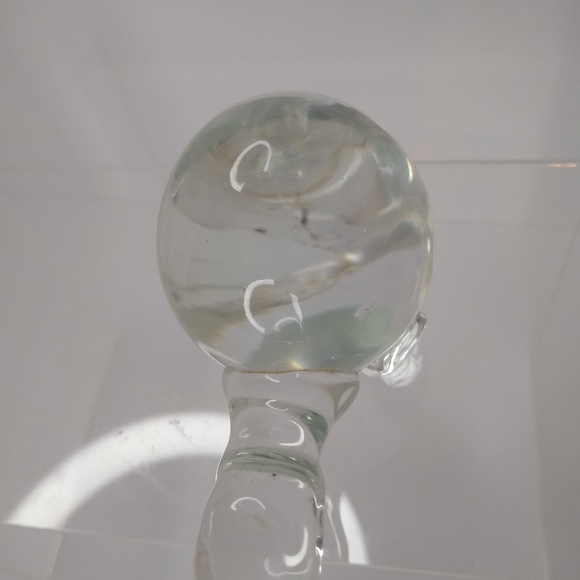 Crystal Turtle Figurine Paper Weight Art Glass - Picture 5 of 13